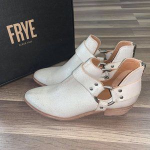 Frye Ray Harness Back Zip Booties